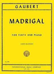 Madrigal . Flute & Piano . Gaubert