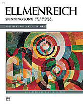 Spinning Song Op.14 No.4 . Piano . Ellmenreich