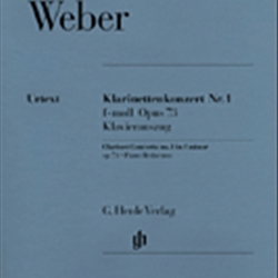 Concerto No.1 in F Minor Op.73 . Clarinet and Piano . Weber