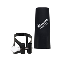 LC52BP M/O Eb Clarinet Ligature w/Plastic Cap (black) . Vandoren