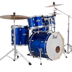 EXX705N/C717 Export EXX 5-Piece Drum Set w/ 830 Hardware Pack (voltage blue) . Pearl