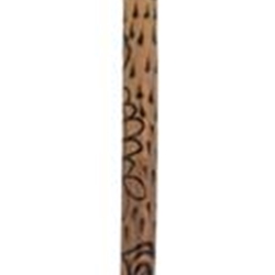 PBRSB48694 Bamboo Rainstick (48", burned finish) . Pearl