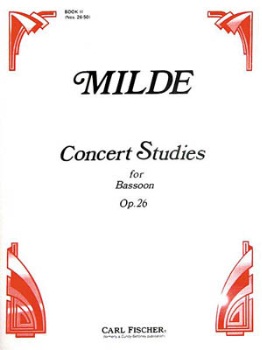 Concert Studies op.26 v.2 . Bassoon . Milde