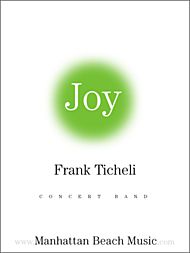 Joy (score only) . Concert Band . Ticheli