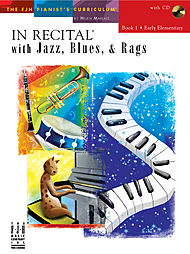 In Recital with Jazz, Blues & Rags w/CD v.1 . Piano . Various