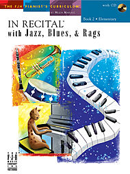 In Recital with Jazz, Blues & Rags w/CD v.2 . Piano . Various