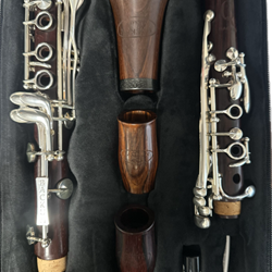 BCLBQC-SKE Model Q Bb Clarinet Outfit (cocobolo, silver plated keys, w/Eb lever) . Backun