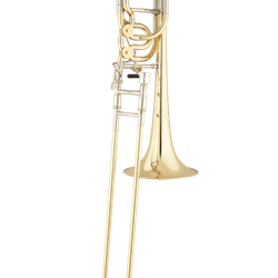 STBQ36YR Q Series Bass Trombone Outfit (yellow brass) w/rotors) . Shires