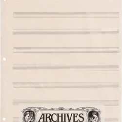 50 Looseleaf - 8 Stave Paper