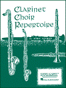 Clarinet Choir Repertoire . Eb Alto Clarinet . Various