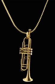 FPN545G Trumpet Necklace . Harmony Jewelry