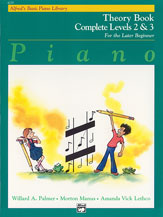 Alfred's Basic Piano Library Complete Theory Book (for the later beginner) v. 2&3 . Piano . Var