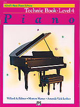 Alfred's Basic Piano Library Technic Book v.4 . Piano . Various