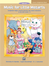 Music For Little Mozarts Lesson Assignment Book v.1-4 . Piano . Various